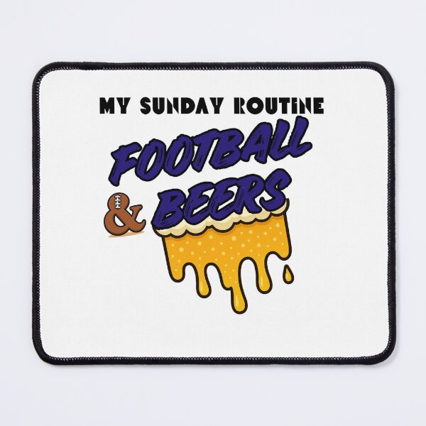 Item preview, Baltimore Ravens Sunday Football & Beers designed and sold by ThatFootball12.