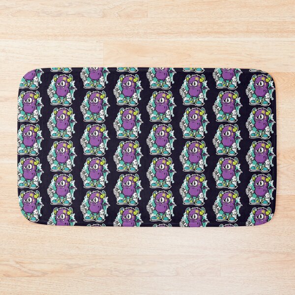 Item preview, Purple Monster cartoon design graffiti style art designed and sold by Junasaji.