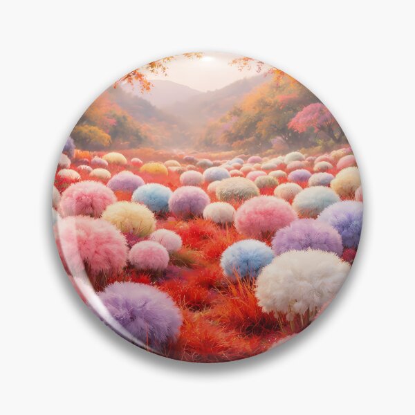 Item preview, Dreamy Pastel Forest Meadow Fantasy Landscape designed and sold by KnitOfShadoF.