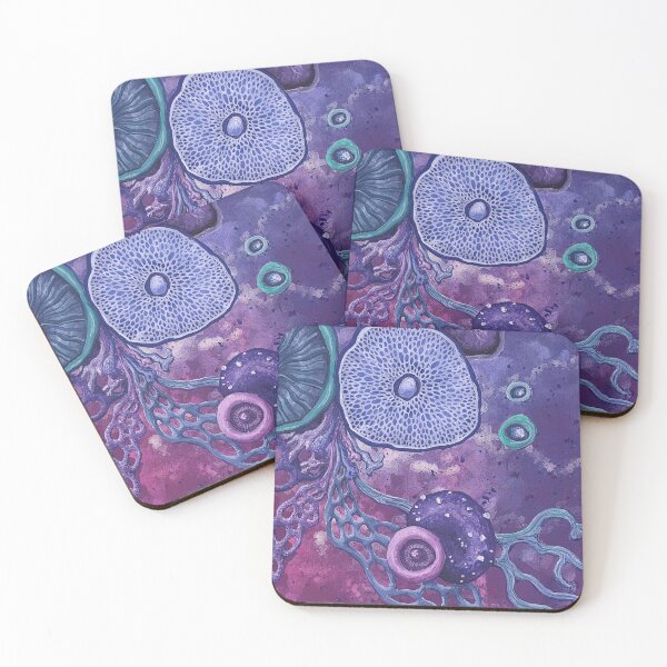 Item preview, Purple Mushroom World I Purple Fungi designed and sold by DanjaArt.