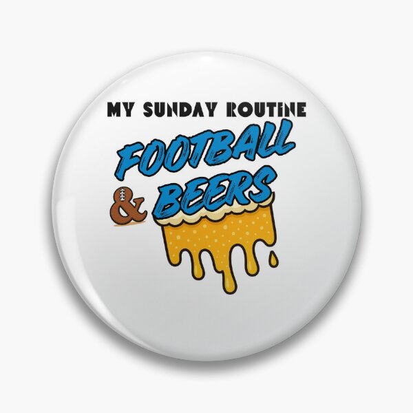 Item preview, Carolina Panthers Sunday Football & Beers designed and sold by ThatFootball12.