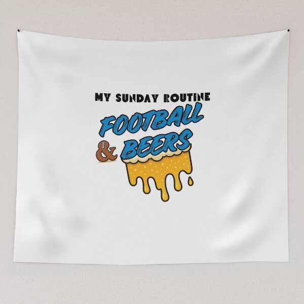 Item preview, Carolina Panthers Sunday Football & Beers designed and sold by ThatFootball12.