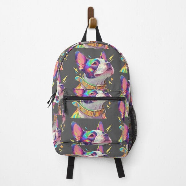 Item preview, Colorful Boston Terrier designed and sold by MendaciousMina.