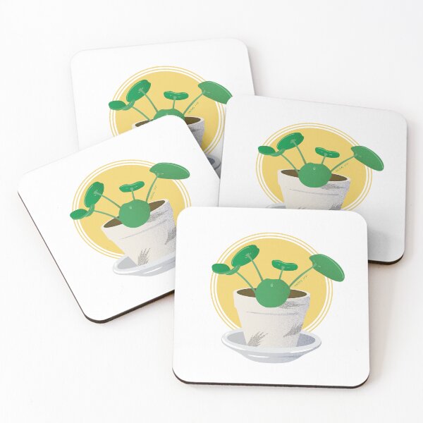 Item preview, Pilea Houseplant Illustration designed and sold by Studio Hromi LLC.