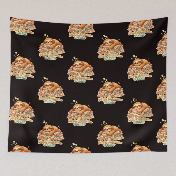 Item preview, Lazy Sloth Pile – Cute Procrastination Overload designed and sold by Rawecz Studio.
