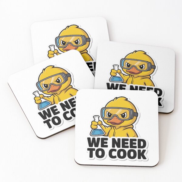 Item preview, We Need To Cook — Funny Breaking Bad Duck designed and sold by Monday Duck.