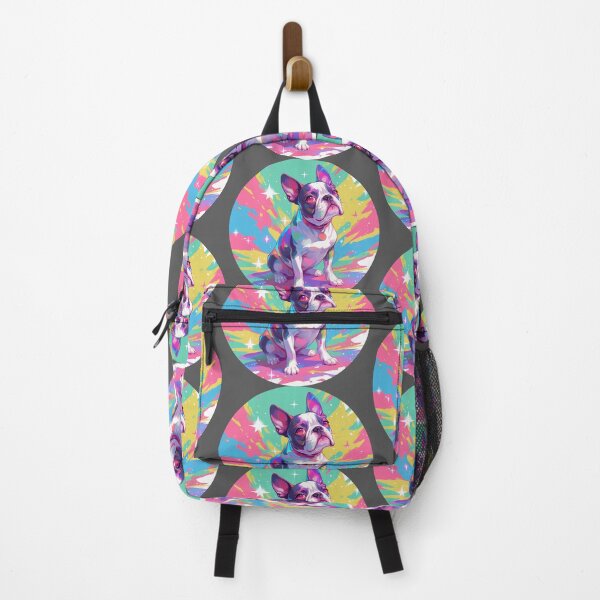 Item preview, Colorful Boston Terrier designed and sold by MendaciousMina.