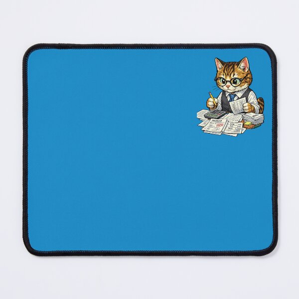 Item preview, Male Cat Accountant designed and sold by EverydayAnimals.
