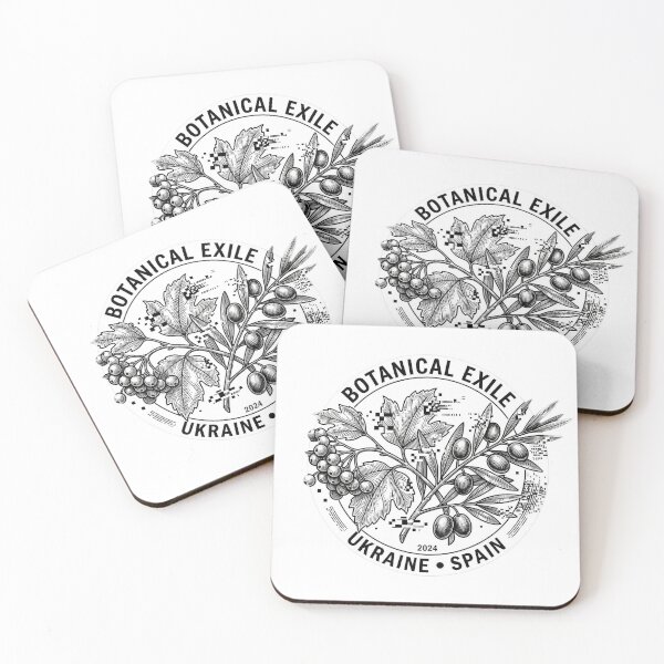 Item preview, Botanical Exile: Ukraine & Spain Glitch Heritage designed and sold by UkrainianSpain.