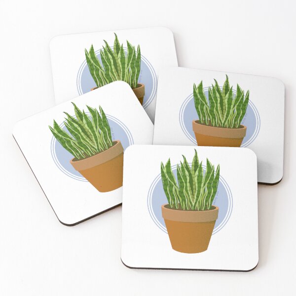 Item preview, Snake Plant Houseplant Illustration designed and sold by Studio Hromi LLC.