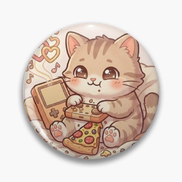 Item preview, Gaming & Snacks – Chill Gamer Cat designed and sold by Meowza Studio.