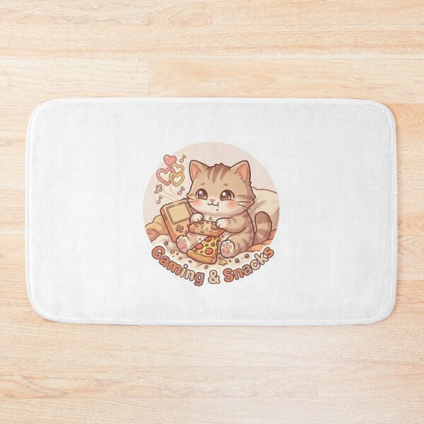 Item preview, Gaming & Snacks – Chill Gamer Cat designed and sold by Meowza Studio.