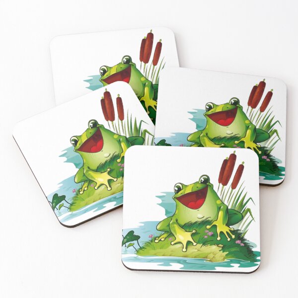 Item preview, Happy Frog Pond Nature Illustration designed and sold by LIVE_FREE.