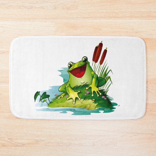 Item preview, Happy Frog Pond Nature Illustration designed and sold by LIVE_FREE.