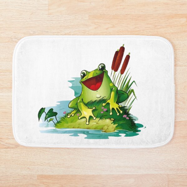 Item preview, Happy Frog Pond Nature Illustration designed and sold by LIVE_FREE.