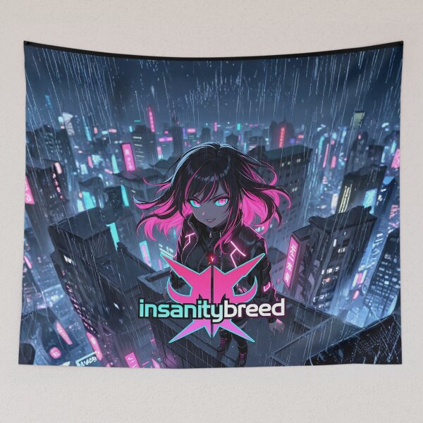 Item preview, Insanity Ink - Pink Neon Storm designed and sold by INSANITYBREED.