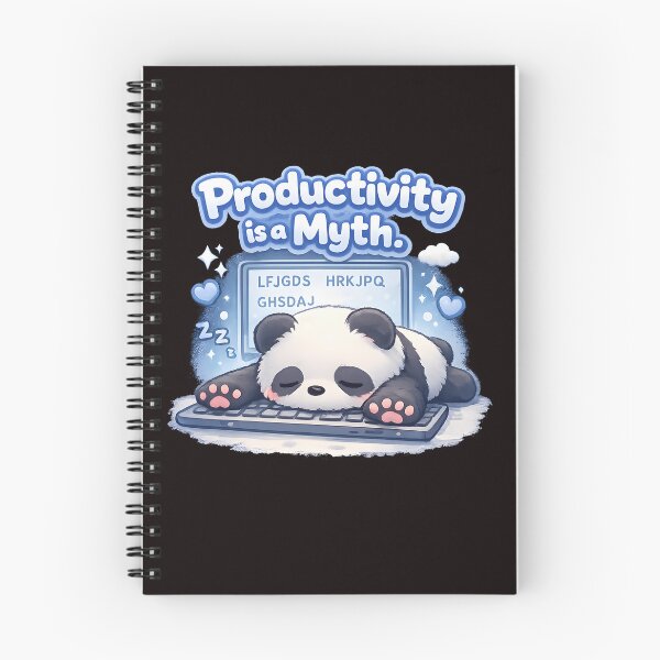 Item preview, Sleepy Panda Keyboard – Cute Anti‑Productivity designed and sold by Rawecz Studio.
