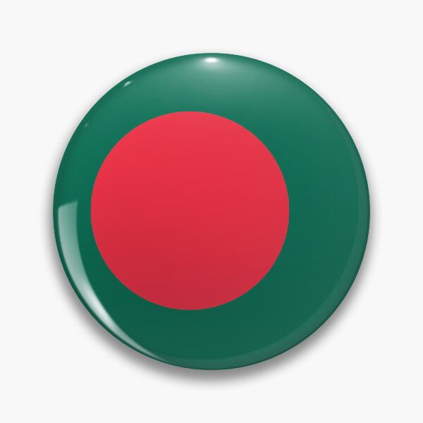 Item preview, Bangladesh Round Flag Bengali Patriotic Heritage designed and sold by NTGUILTY.