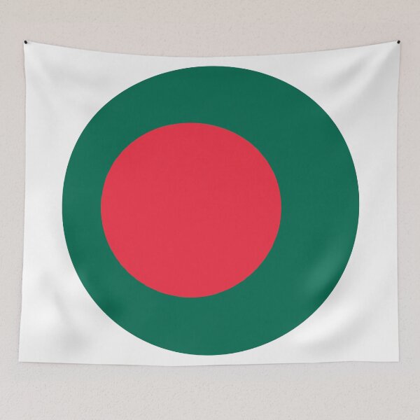 Item preview, Bangladesh Round Flag Bengali Patriotic Heritage designed and sold by NTGUILTY.