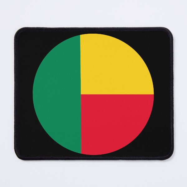 Item preview, Benin Round Flag Beninese Patriotic Heritage designed and sold by NTGUILTY.