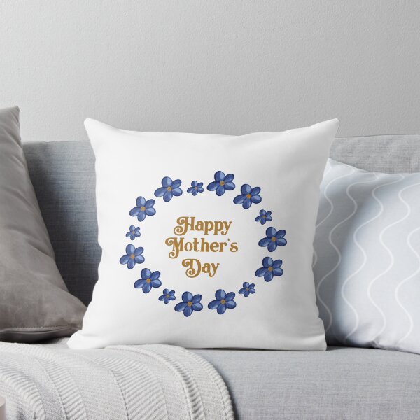 Item preview, Happy Mothers Day Blue Floral Elegant Vintage Design designed and sold by EL-Lebedenko.