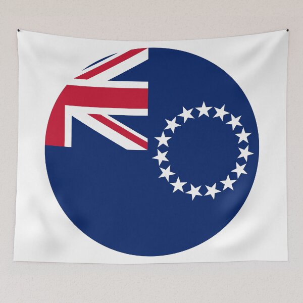 Item preview, Cook Islands Round Flag Polynesian Patriotic Heritage designed and sold by NTGUILTY.