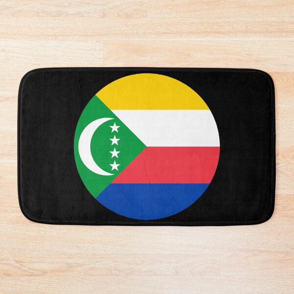 Item preview, Comoros Round Flag Comorian Patriotic Heritage designed and sold by NTGUILTY.