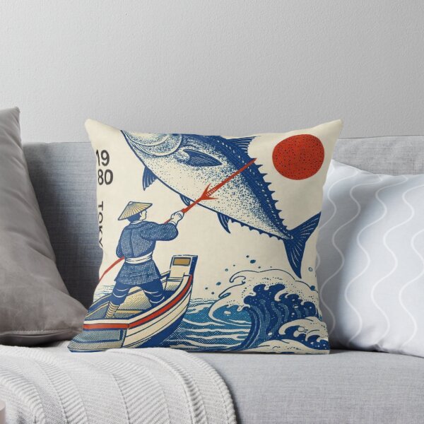 Item preview, Fisherman and Tuna Poster designed and sold by virelanox.