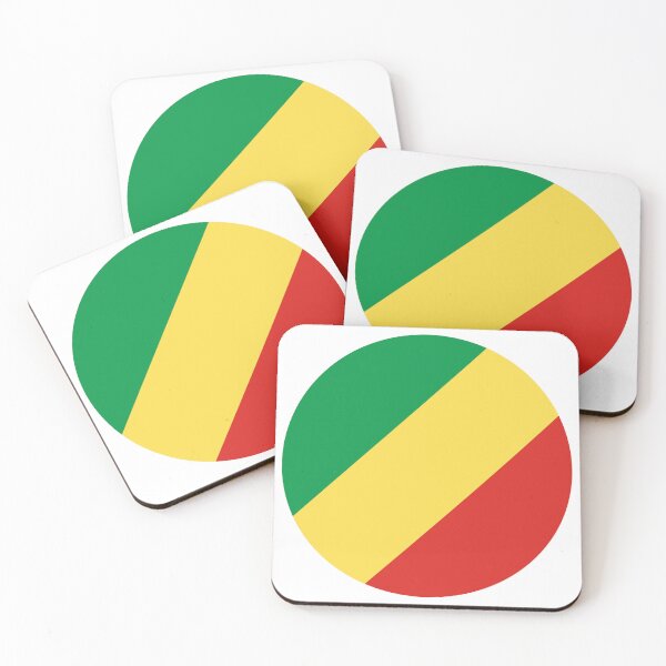 Item preview, Republic of the Congo Round Flag Congolese Heritage designed and sold by NTGUILTY.
