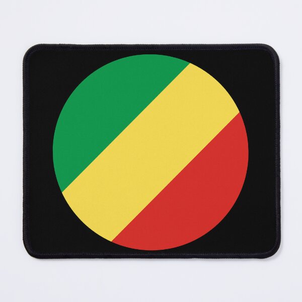 Item preview, Republic of the Congo Round Flag Congolese Heritage designed and sold by NTGUILTY.