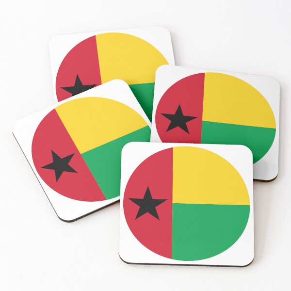 Item preview, Guinea-Bissau Round Flag Bissau-Guinean Patriotic Heritage designed and sold by NTGUILTY.