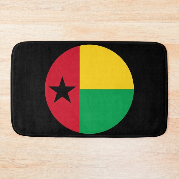 Item preview, Guinea-Bissau Round Flag Bissau-Guinean Patriotic Heritage designed and sold by NTGUILTY.