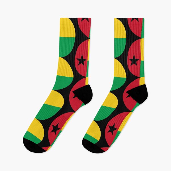 Item preview, Guinea-Bissau Round Flag Bissau-Guinean Patriotic Heritage designed and sold by NTGUILTY.