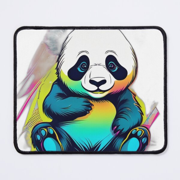 Item preview, Colorful Panda Illustration designed and sold by Bad7Wear.