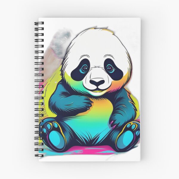 Item preview, Colorful Panda Illustration designed and sold by Bad7Wear.