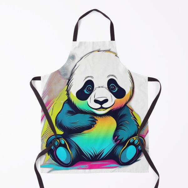 Item preview, Colorful Panda Illustration designed and sold by Bad7Wear.