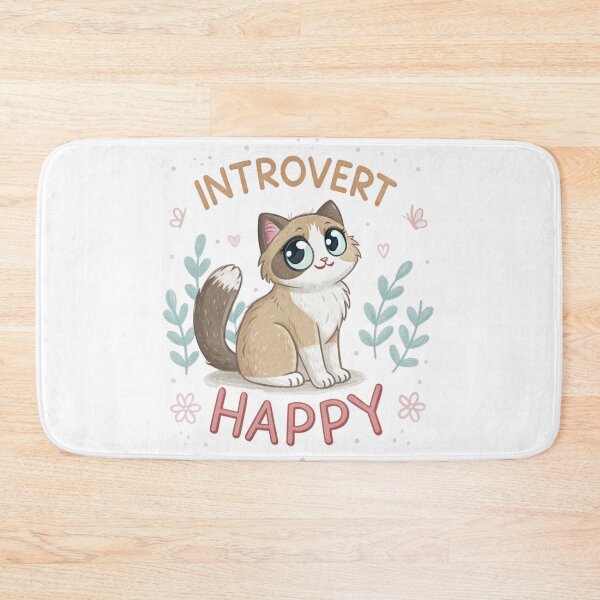 Item preview, Introvert Happy Cat designed and sold by Angellacelin.