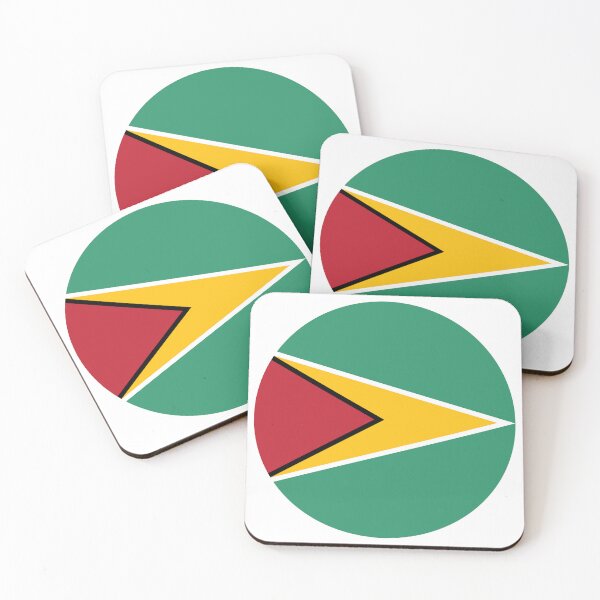 Item preview, Guyana Round Flag Guyanese Patriotic Heritage designed and sold by NTGUILTY.