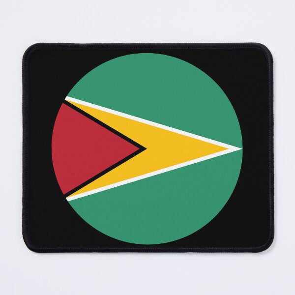Item preview, Guyana Round Flag Guyanese Patriotic Heritage designed and sold by NTGUILTY.