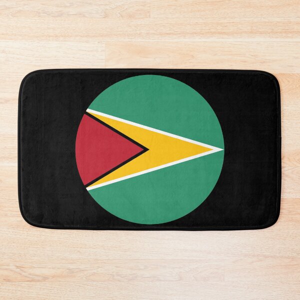 Item preview, Guyana Round Flag Guyanese Patriotic Heritage designed and sold by NTGUILTY.