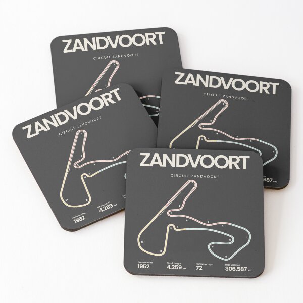 Item preview, Circuit Zandvoort | Dutch Grand Prix Motorsports Map designed and sold by aio.