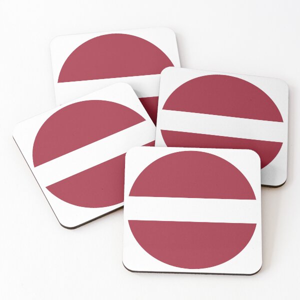 Item preview, Latvia Round Flag Latvian Patriotic Heritage designed and sold by NTGUILTY.