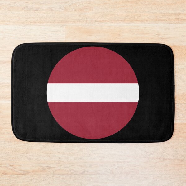 Item preview, Latvia Round Flag Latvian Patriotic Heritage designed and sold by NTGUILTY.