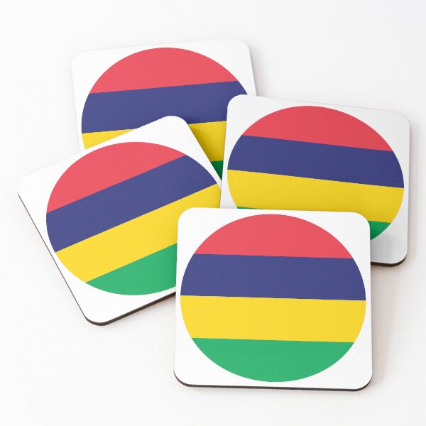 Item preview, Mauritius Round Flag Mauritian Patriotic Heritage designed and sold by NTGUILTY.