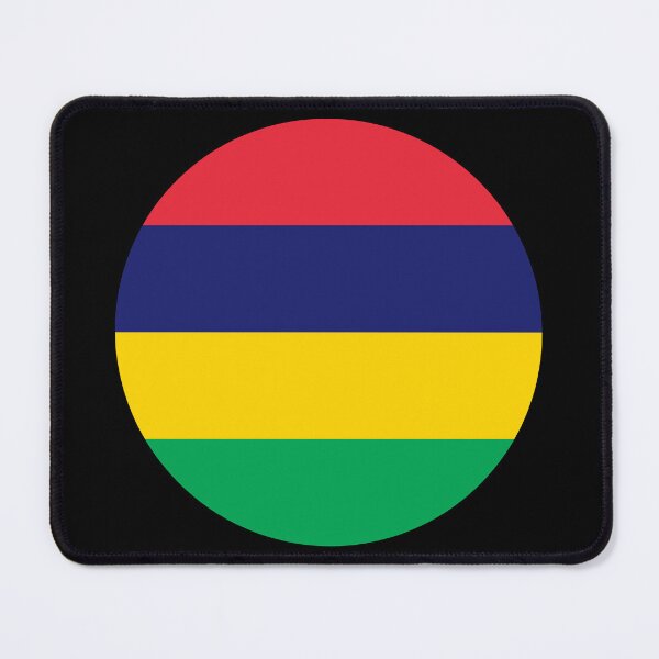Item preview, Mauritius Round Flag Mauritian Patriotic Heritage designed and sold by NTGUILTY.