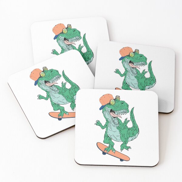 Item preview, Skating T Rex designed and sold by the-craft-shop.