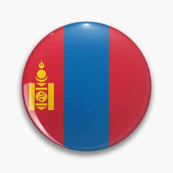 Item preview, Mongolia Round Flag Mongolian Patriotic Heritage designed and sold by NTGUILTY.
