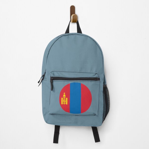 Item preview, Mongolia Round Flag Mongolian Patriotic Heritage designed and sold by NTGUILTY.