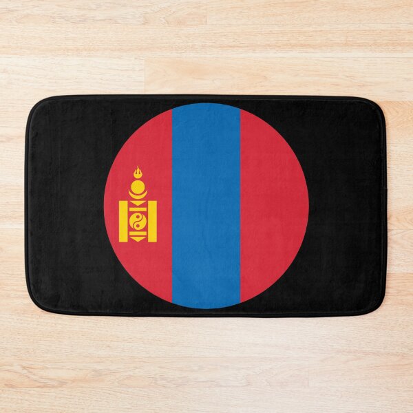 Item preview, Mongolia Round Flag Mongolian Patriotic Heritage designed and sold by NTGUILTY.