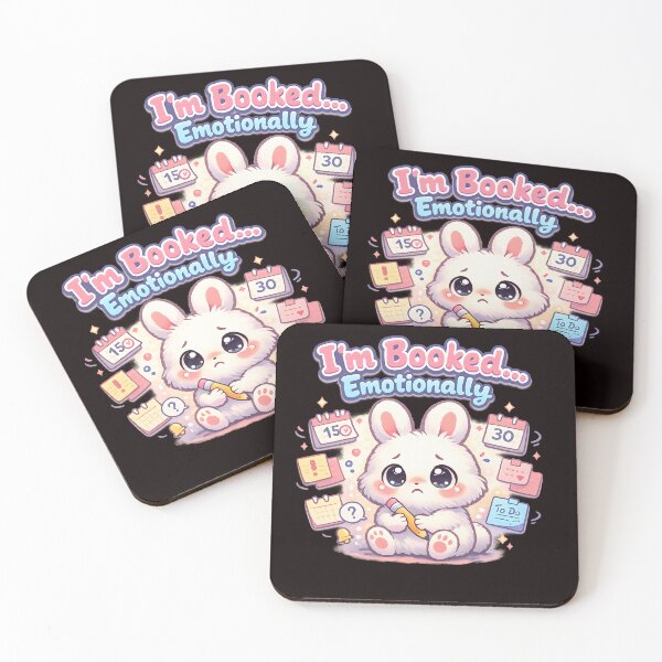 Item preview, Emotional Bunny Chaos – Cute Overwhelmed Planner designed and sold by Rawecz Studio.